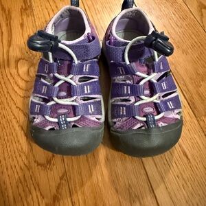 Keen Kids Purple and Gray Sandals